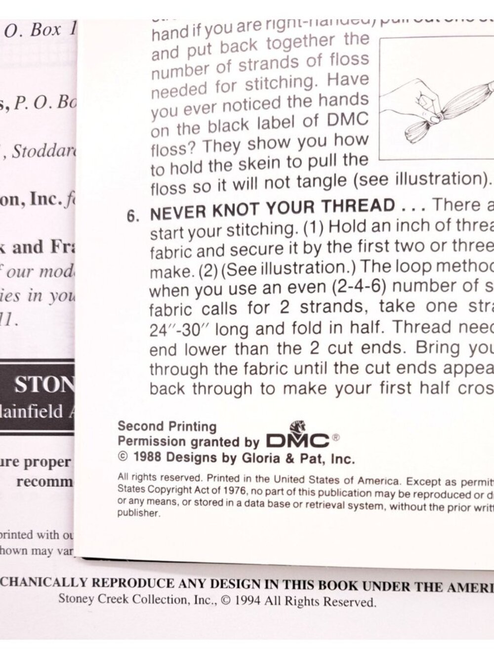 Vintage Lot Cross-Stitch Instruction Secret Garden Book Beginners Lesson Leaflet - Picture 6 of 9